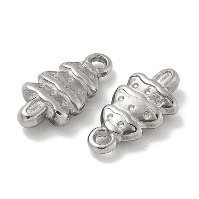 Anti-Tarnish 304 Stainless Steel Pendants STAS-Q334-10P-1