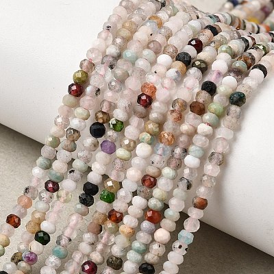 Natural Mixed Gemstone Beads Strands G-K373-B02-02-1