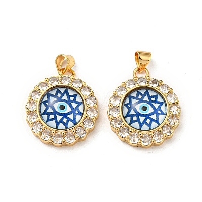 Real 18K Gold Plated Brass Pendants KK-L209-008G-02-1