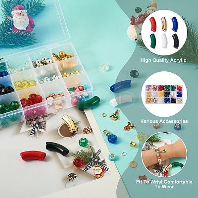 DIY Christmas Jewelry Making Finding Kits DIY-BT0001-44-1