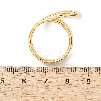 304 Stainless Steel Finger Rings RJEW-P177-01K-G-1