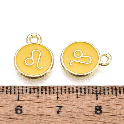 Alloy and Enamel Charms ENAM-T021-28I-1