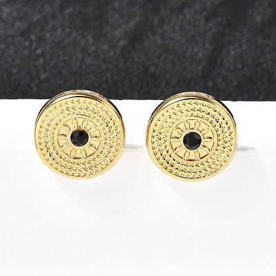 304 Stainless Steel Stud Earrings EJEW-F361-11G-1