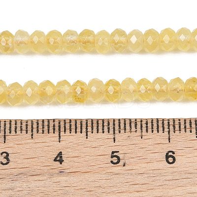 Dyed Natural Malaysia Jade Rondelle Beads Strands X-G-E316-2x4mm-47-1
