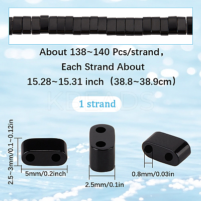 1 Strand Natural Black Onyx(Dyed & Heated) Beads Strands G-SC0003-32-1