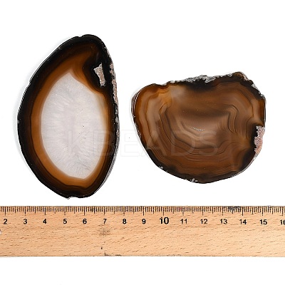Dyed & Heated Natural Agate Slice Cabochons GG-CBAAF67-01G-1