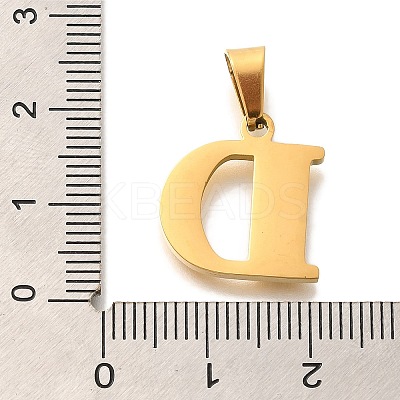 Ion Plating(IP) 304 Stainless Steel Rhinestone Pendants STAS-U035-01G-D-1