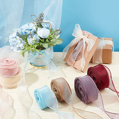 Polyester Ribbon LS-DIY-WH0325-44B-1
