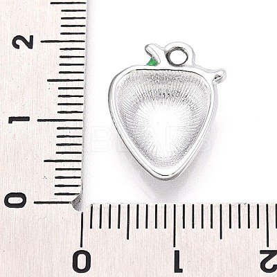 Alloy Rhinestone and Enamel Pendants PALLOY-T092-42P-02-1