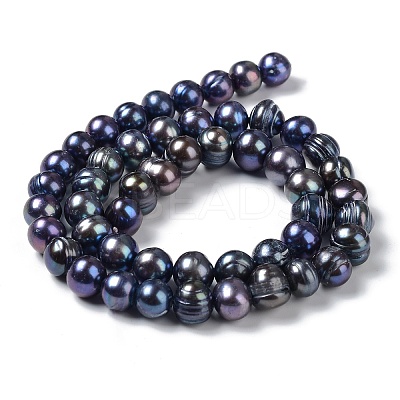 Natural Cultured Freshwater Pearl Dyed Beads Strands PEAR-P005-03A-01-1