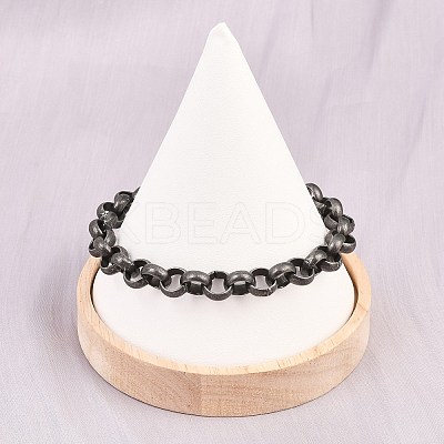 316 Surgical Stainless Steel Chain Bracelets BJEW-C125-15AS-1