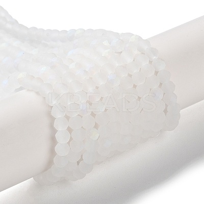 Transparent Glass Beads Strands X-EGLA-A044-T8mm-MB19-1