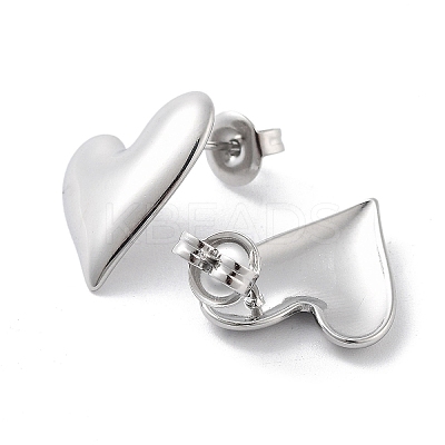 Non-Tarnish 304 Stainless Steel Stud Earrings EJEW-P258-12P-1