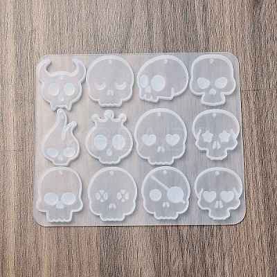 Halloween Series Pendant Silicone Molds SIL-B075-05F-1