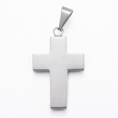 304 Stainless Steel Pendants STAS-K151-07P-1