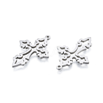 Non-Tarnish 201 Stainless Steel Pendant STAS-B027-15P-1