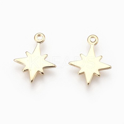 Brass Charms X-KK-T029-17G-1