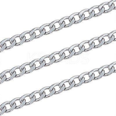304 Stainless Steel Curb Chains CHS-CJ0001-14P-1