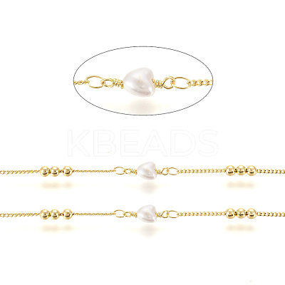 Brass Handmade Beaded Chain CHC-I031-01G-1-1