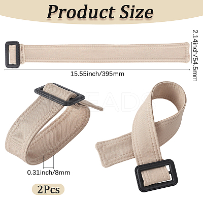 2Pcs Polyester Belts AJEW-GF0011-29B-1