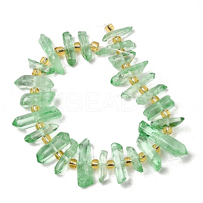 Natural Quartz Crystal Beads Strands G-F800-E13-1
