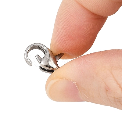 Tarnish Resistant 304 Stainless Steel Lobster Claw Clasps LS-X-STAS-AB16-1