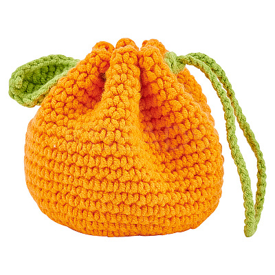 Hand Woven Cotton Coin Purse AJEW-WH0314-84B-1