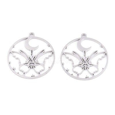 304 Stainless Steel Pendants STAS-N108-41P-1