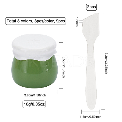 Plastic Portable Cream Jar MRMJ-BC0002-76-1