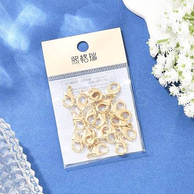SHEGRACE Brass Lobster Claw Clasps XGR0011G-05G-1