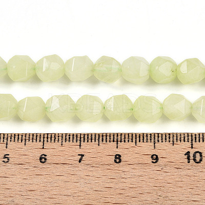 Dyed Natural White Jade Beads Strands G-T139-8mm-46K-1