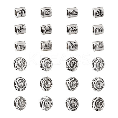 Alloy European Beads PALLOY-TA0002-19AS-RS-1