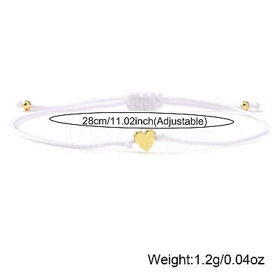Valentine's Adjustable Braided Polyester Cord Bracelets LS-GM2838-7-1