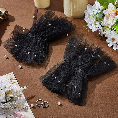 Gauze Lady Tulle Lace Oversleeve AJEW-WH0596-070B-1