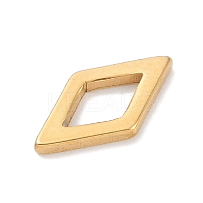 Golden Plated 304 Stainless Steel Charms STAS-K286-03B-G-1