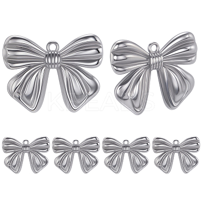 15Pcs 304 Stainless Steel Pendants STAS-BBC0007-76P-1