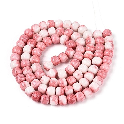 Ombre Effect Dyed Glass Beads Strands GLAA-N067-01A-09-1