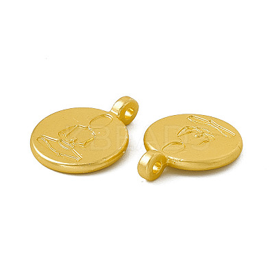 Rack Plating Alloy Pendants PALLOY-M202-01MG-1