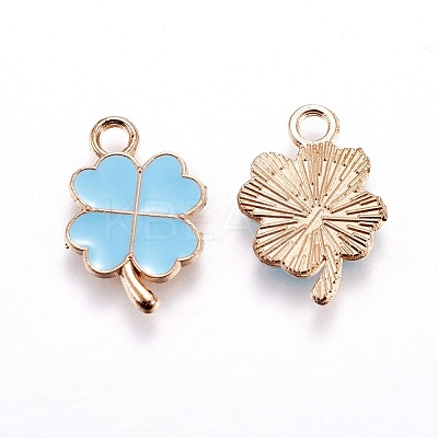 Alloy Enamel Pendants ENAM-L017-I-1