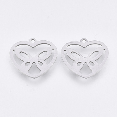 Non-Tarnish 201 Stainless Steel Pendants STAS-T044-126P-1