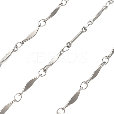 304 Stainless Steel Twisted Bar Link Chains CHS-A016-52P-A-1