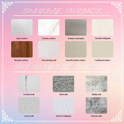 Waterproof Reflective Plastic Mirror Stickers DIY-WH0668-009-1