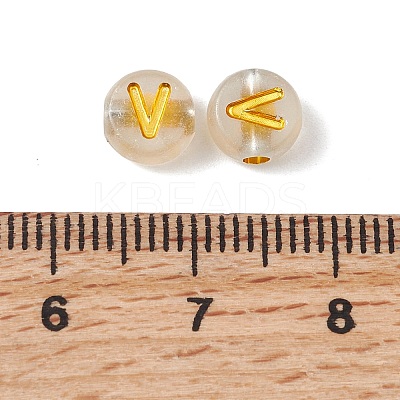 Luminous Transparent Acrylic Beads OACR-P037-01B-V-1
