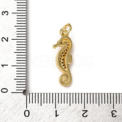 Brass Micro Pave Cubic Zirconia Pendants KK-A265-10A-02G-1