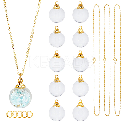 DIY Necklace Making Kits DIY-SC0030-98A-1