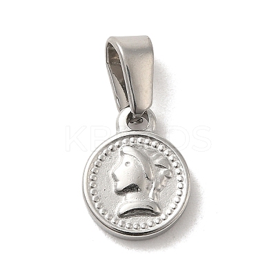 Non-Tarnish 304 Stainless Steel Charms STAS-B053-01P-1