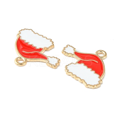 Christmas Alloy Enamel Pendants ENAM-D047-09LG-06-1