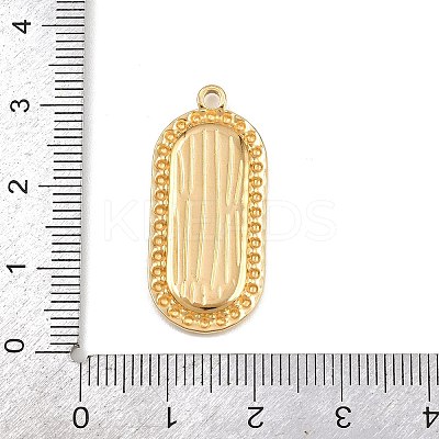 Printed 304 Stainless Steel Pendants STAS-C146-08G-04-1