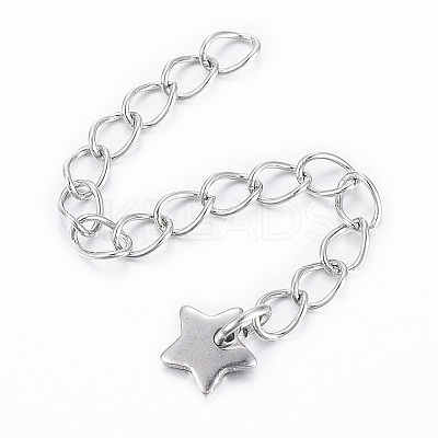 Tarnish Resistant 304 Stainless Steel Chain Extender LS-X-STAS-H558-41P-1
