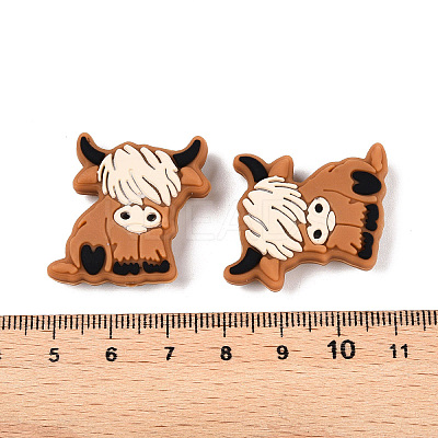 Yak Food Grade Eco-Friendly Silicone Focal Beads SIL-D004-01A-01-1